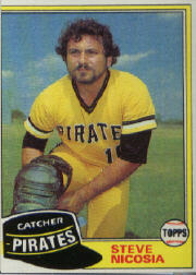 1981 Topps Baseball Cards      212     Steve Nicosia